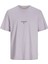 Bisiklet Yaka Lila Erkek T-Shirt Jormarbella Back Tee Ss Crew Neck 1