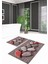 3D Dijital Baskılı Kaymaz Taban Yıkanabilir Ikili Banyo Takımı Klozet Takımı, N-Klozet-15-Kırmızı, 5