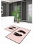 Dijital Baskılı Kaymaz Yıkanabilir Ayak Desen Ikili Banyo Takımı Klozet Takımı, N-Klozet-21-Pembe, 4