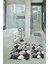 3D Dijital Baskılı Kaymaz Taban Yıkanabilir Ikili Banyo Takımı Klozet Takımı, N-Klozet-46-Gri, 5