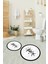 Dijital Baskılı Kaymaz Yıkanabilir Bath Yuvarlak Ikili Banyo Takımı, N-Y-Klozet-10-Beyaz, 2