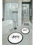 Dijital Baskılı Kaymaz Yıkanabilir Bath Yuvarlak Ikili Banyo Takımı, N-Y-Klozet-10-Beyaz, 3