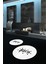 Dijital Baskılı Kaymaz Yıkanabilir Bath Yuvarlak Ikili Banyo Takımı, N-Y-Klozet-10-Beyaz, 4