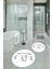 Dijital Baskılı Kaymaz Yıkanabilir Welcome Yuvarlak Ikili Banyo Takımı, N-Y-Klozet-11-Beyaz, 3