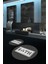 Dijital Baskılı Kaymaz Yıkanabilir Bath Yuvarlak Ikili Banyo Takımı, N-Y-Klozet-07-Siyah, 5