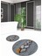 3D Dijital Baskılı Kaymaz Taban Yıkanabilir Yuvarlak Ikili Banyo Takımı, N-Y-Klozet-15-Renkli, 5