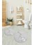3D Dijital Baskılı Kaymaz Taban Yıkanabilir Yuvarlak Ikili Banyo Takımı, N-Y-Klozet-16-Gri, 1