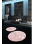 3D Dijital Baskılı Kaymaz Taban Yıkanabilir Yuvarlak Ikili Banyo Takımı, N-Y-Klozet-16-Pembe, 3