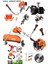 20HPX Yan Tipi Benzinli Motorlu Ot Çalı Tırpanı Çim Biçme Makinesi Tırpan Canavar Kafa + 2 Çapa Set 1