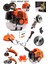 20HPX Yan Tipi Benzinli Motorlu Ot Çalı Tırpanı Çim Biçme Makinesi Tırpan Canavar Kafa + 2 Çapa Set 3
