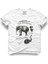 Anatomy Elephant Tasarım T-Shirt Fil Anatomisi Baskılı T-Shirt Fil Baskılı Unisex T-Shirt 1