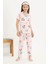 Kiraz Desenli Kısa Kol Kız Çocuk Göz Bantlı Pijama Takımı 18654 1