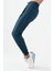 Active Regular Kadın Dönüşlü Lastik Paça Fitness Navy Pantolon 22174 2