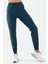 Active Regular Kadın Dönüşlü Lastik Paça Fitness Navy Pantolon 22174 3