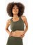 SlimFit Kadın Atlet Yaka Kolsuz Haki Bra 813090 2