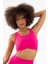SlimFit Kadın Atlet Yaka Kolsuz Fuşya Bra 813090 1