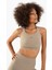 SlimFit Kadın Atlet Yaka Kolsuz Açık Vizon Bra 813090 2
