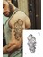 Gerçekci Geçici Dövme Tattoo Makine Desenli Dövme Sahte Etiket Kadın Erkek Kol Bacak 1