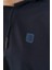 Oversize Kadın Kapüşonlu Lacivert Sweatshirt 4