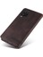 Samsung Galaxy A12 Kickstand Premium Deri Iki Kart Yuvaları Için Kılıf (Yurt Dışından) 5