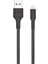 Force CB431L Hasır Örgü ve Ekstra Güçlendirilmiş Silikon Başlıklı Lightning USB Hızlı Şarj ve Data Kablo 1