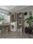 Kenzlife çamaşır makinesi dolabı veronikasüpürge crd 180*126*20 banyo arkalıksız raflı 1