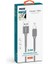 CB610M Force Metal Örgü 100 cm Micro USB Şarj ve Data Kablosu 2