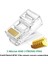 - 50 Adet - 3u" (3 Micron) Gold Plated Cat6 Ez RJ45 Yeni Nesil Delikli Konnektör Uç Jack 5