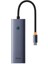 Macbook Pro/air Baseus Ultrajoy Serisi 4in1 Hub Type-C Usb-C, Usb3.0 X3 RJ45 Hub 3