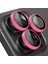 Buff iPhone 14 Pro Max / 14 Pro Neon Metal Lens Koruyucu Pink 1