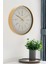 Dekoratif Beyaz Kadranlı Gold Duvar Saati 29.5 cm 1