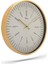 Dekoratif Beyaz Kadranlı Gold Duvar Saati 29.5 cm 4