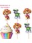 Paw Patrol Skye &amp; Rocky Şekilli Kürdan (10 Adet) 1