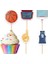 Basketbol Şekilli Kürdan 10 Adet 1