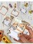 3 Parça Farklı Boyutlarda Turuncu Sticky Note Set / Post-it / Bloknot / Not Kağıdı 1