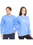 Unisex Sweatshirt Saturo Mavi 1