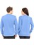 Unisex Sweatshirt Saturo Mavi 2