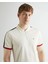 Erkek Krem Regular Fit Renk Bloklu Polo 2424123T.130 4