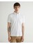 Erkek Beyaz Slim Fit Logolu Polo 2013034.110 1