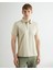 Erkek Bej Slim Fit Logolu Polo 2013034.239 1
