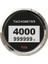 Dijital Devir Göstergesi 4000 Rpm 12-24V Siyah Motor Zaman Saatli Çap: 100MM 1