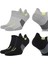 Ekstra Destekli Kısa Kesim (sneaker) Koşu ,yürüyüş,fitness,spor Çorabı 2'li Paket 1