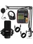 Midex Vokal Paket-1 MX2020 Mikrofon ve MDX-04FXU Stüdyo Mikseri Kulaklık Full Set 1