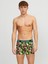 Erkek Desenli Logolu 3'lü Boxer Paketi - Pink Flowers 2