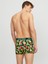 Erkek Desenli Logolu 3'lü Boxer Paketi - Pink Flowers 5