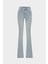 High Waist Flare Leg Full Length Stretc Jean 1