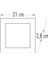 18W Sıva Üstü LED Panel (Kare) (Beyaz) Cat CT-5234B 4