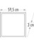 40W Backlıght (60X60) LED Panel Sıva Altı (Beyaz) Cat CT-5283B 4