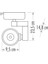 30W Ray Spot Babil LED Armatür (Siyah Kasa) (Günışığı) Cat CT-5334G 4