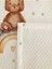 Ayıcık Gökkuşağı Desenli Bebek ve Çocuk Baskılı Tek Kişilik Pike Takımı 160X230 Beyaz 2
